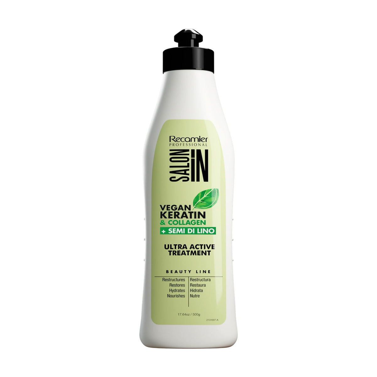 Tratamiento Protector De Calor Vegan Keratin Ultra Active Keratin Treatment 500ml Salon In