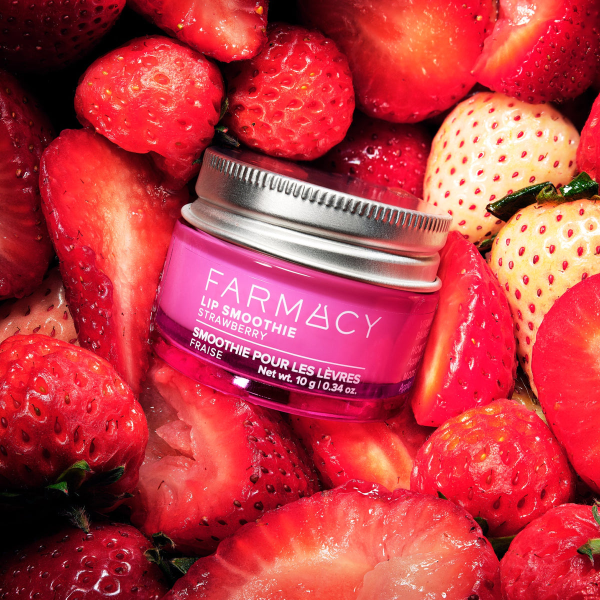 Bálsamo Labial Strawberry Lip Smoothie — Farmacy