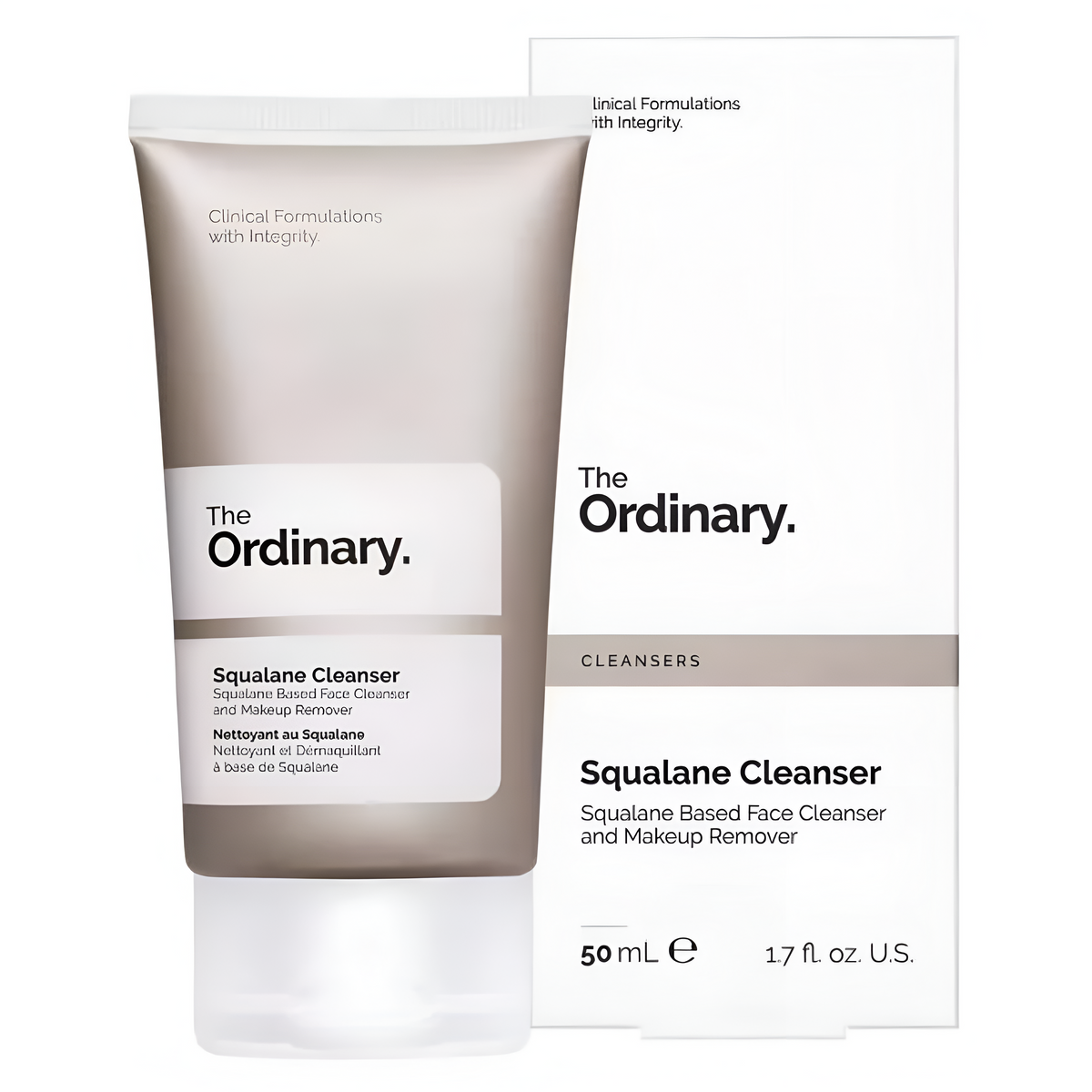 The Ordinary Squalane Cleanser 50 ml - envase y caja
