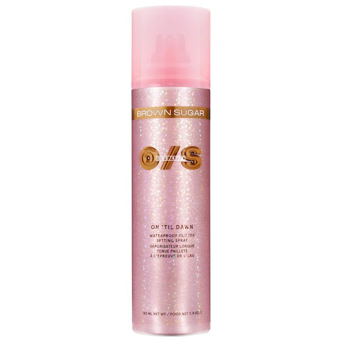 Spray fijador de purpurina resistente al agua On 'Til Dawn - Brown Sugar