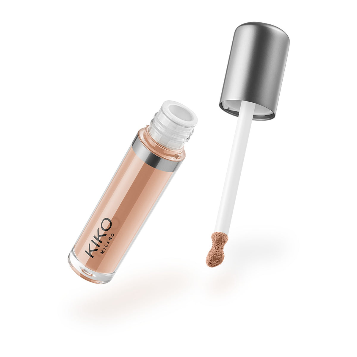 Labial líquido mate Lasting Matte Veil Kiko Milano tono 01 Caffelatte