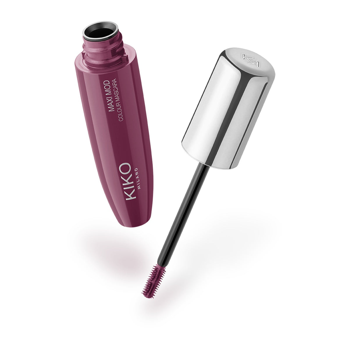 Máscara de pestañas Maxi Mod Colour Kiko Milano tono 03 Plum