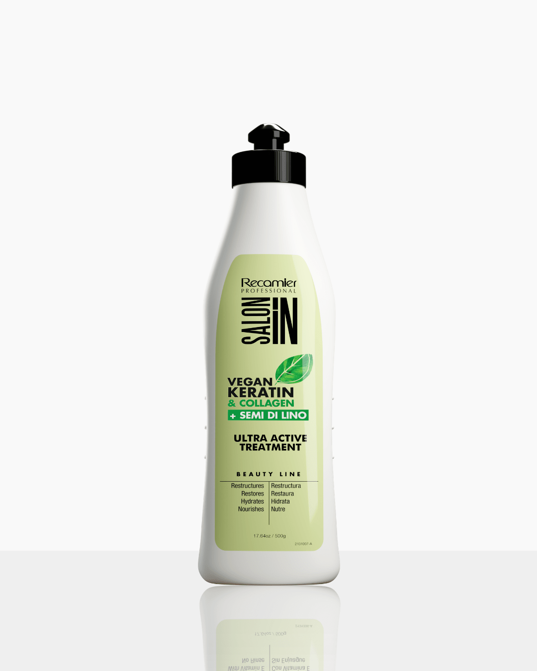 Tratamiento Protector De Calor Vegan Keratin Ultra Active Keratin Treatment 500ml Salon In
