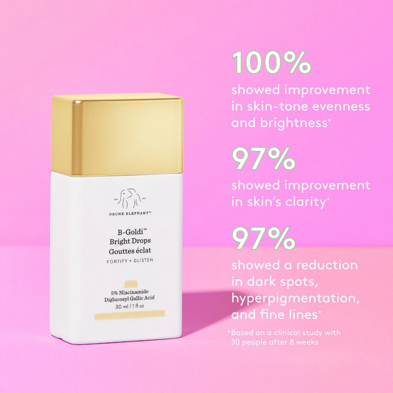 B Goldi™ Bright Iluminador Drops  Drunk Elephant