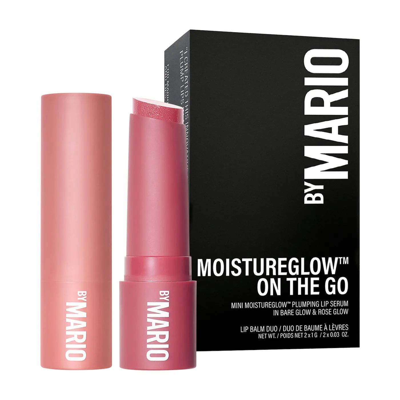 Labial Voluminizador - Color Bare Glow  Rose Glow Bronze Glow MAKEUP BY MARIO Mini MoistureGlow™