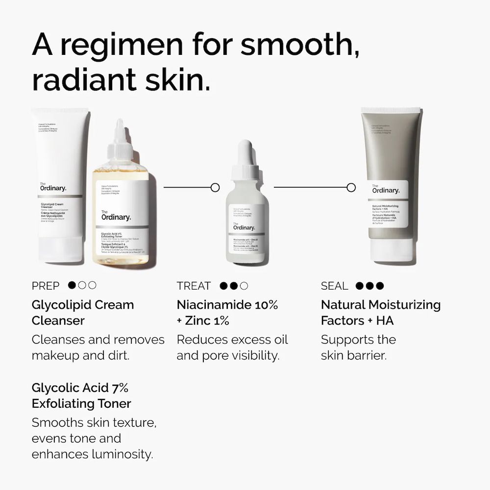 Niacinamida 10% + Zinc 1% Suero 30 ml - THE ORDINARY
