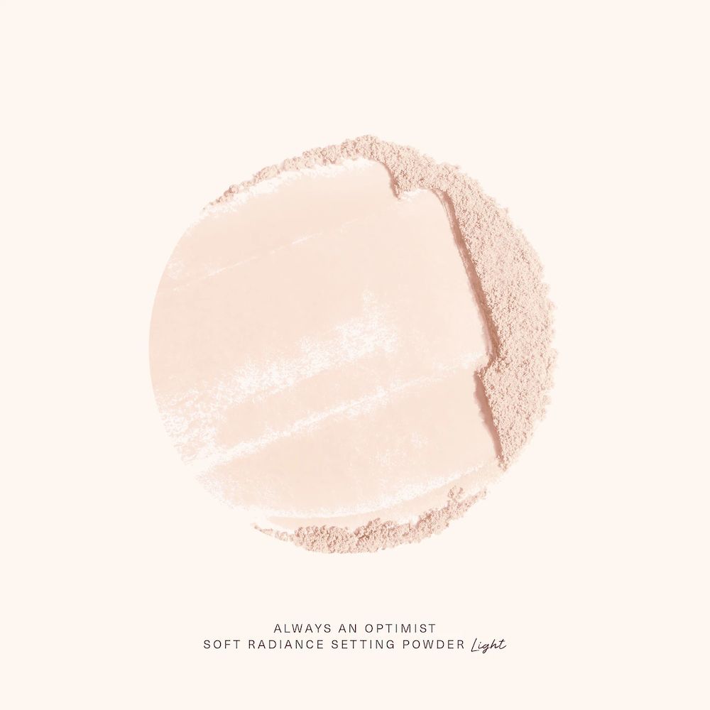 Polvo fijador Always an Optimist Soft Radiance Setting Powder Rare Beauty