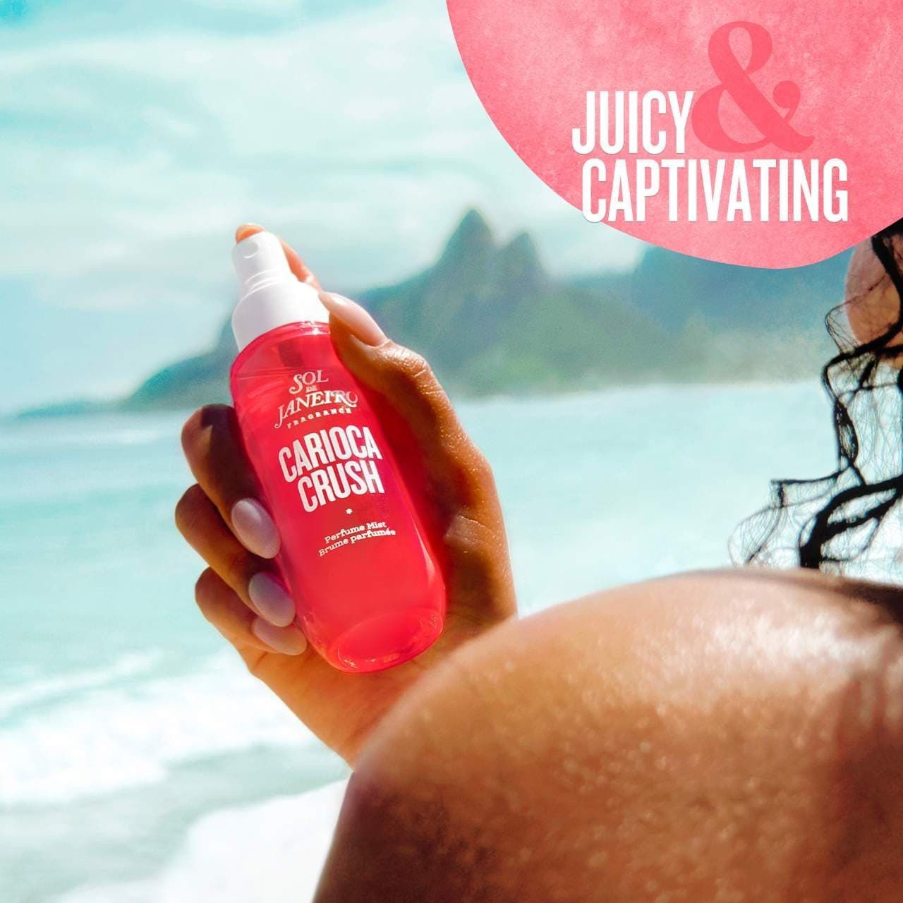 Brazilian 90 ml Carioca Crush Perfume Mist Sol de Janeiro.