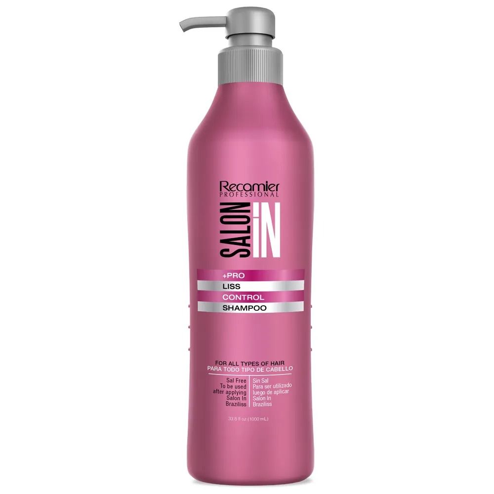 Shampoo Liss Control Disciplina y Control 1000 ML Salon In