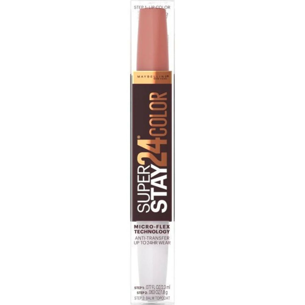 Labial líquido Maybelline SuperStay 24 de 2 pasos 325 Chai Once More