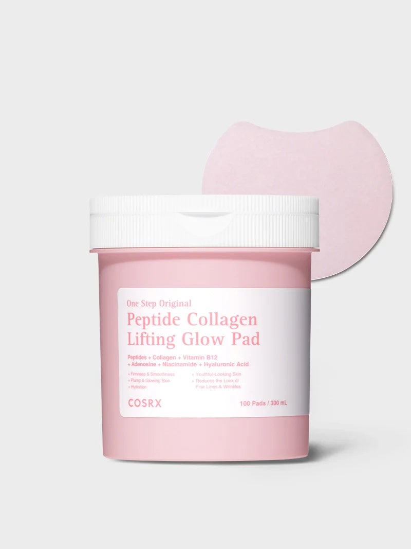 One Step Original Peptide Collagen Lifting Glow Pad — COSRX
