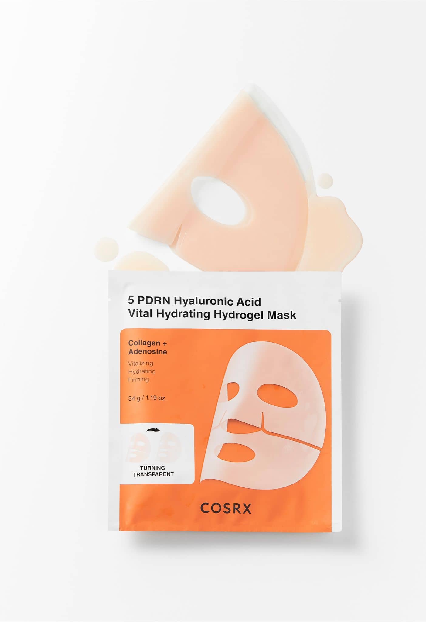 COSRX 5 PDRN Hyaluronic Acid Vital Hidratante Hydrogel Mascarilla