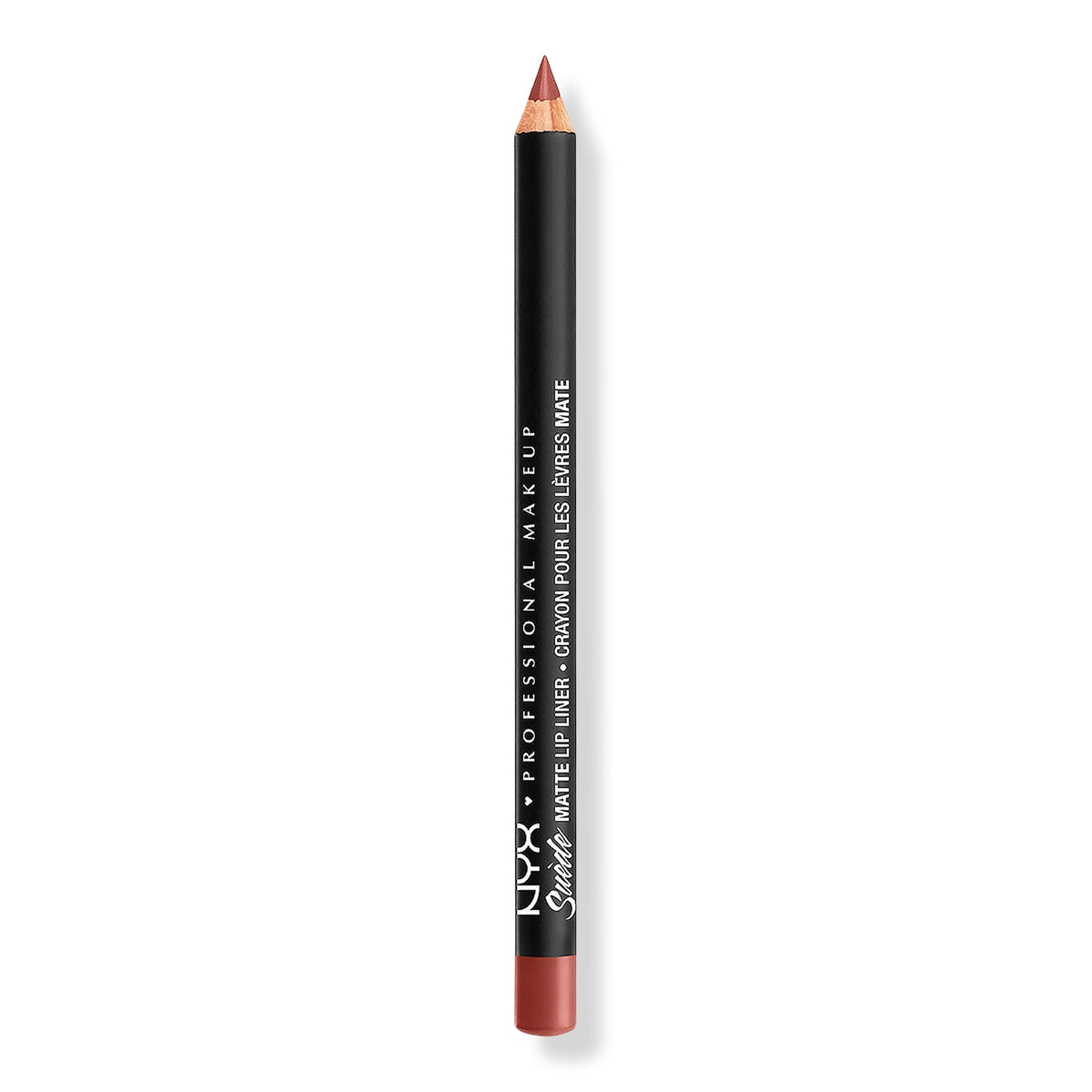 Suede Matte Lip Liner, delineador de labios mate vegano