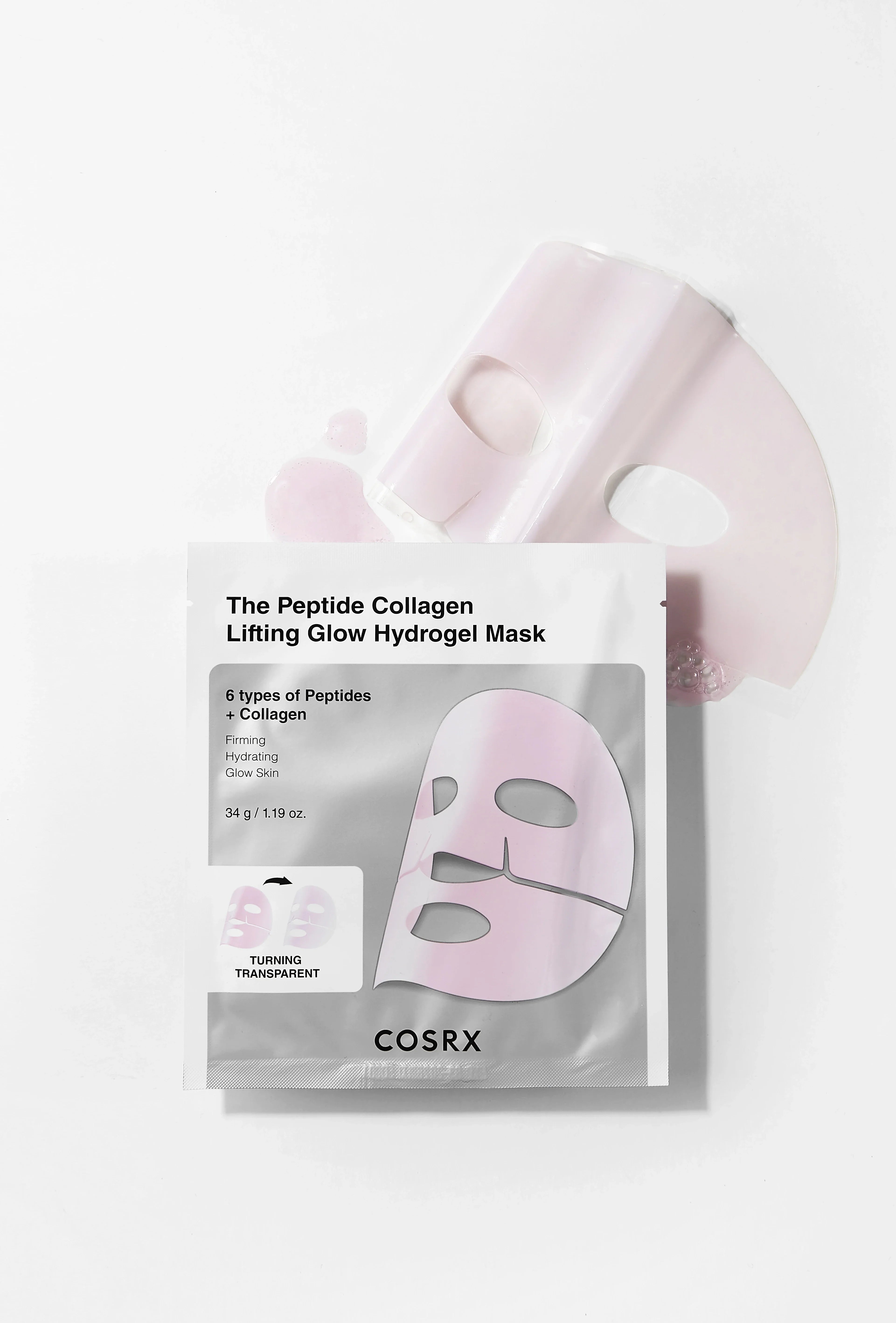 COSRX The Peptide Collagen Lifting Glow Hydrogel Mascarilla