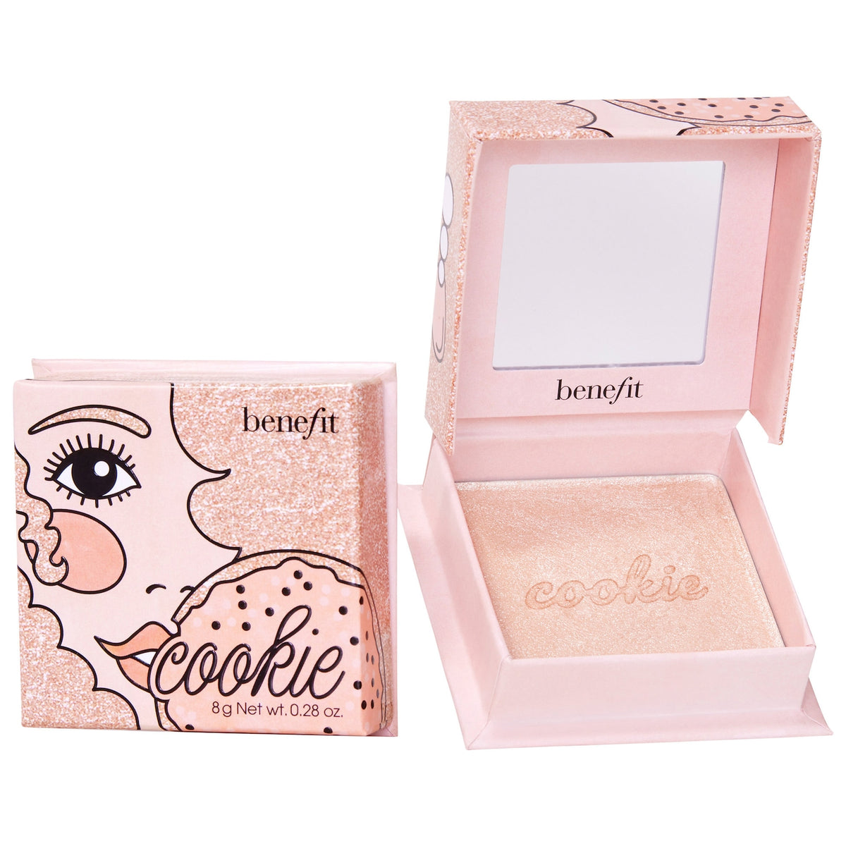 Iluminador en Polvo con Acabado Shimmer — Cookie y Tickle — Benefit