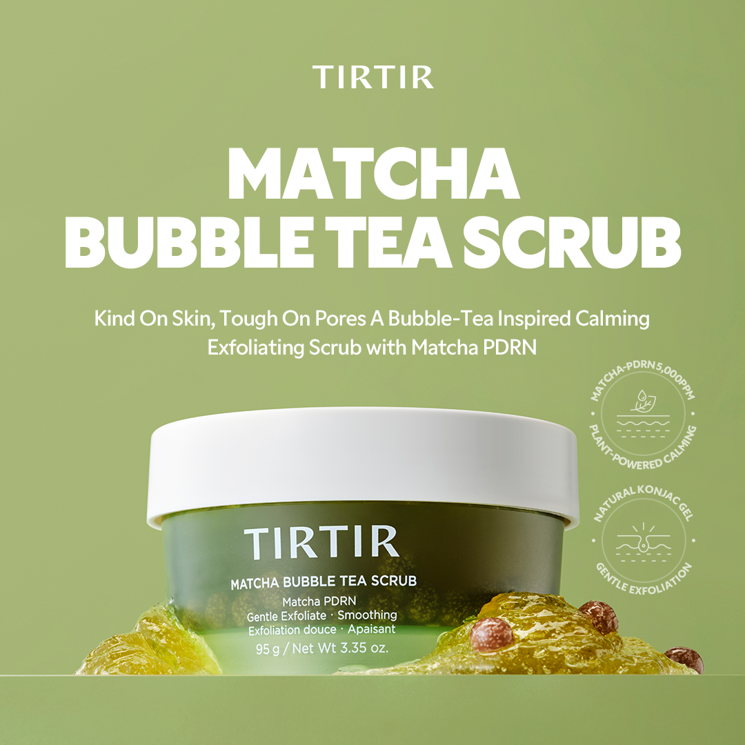 Matcha Bubble Tea Exfoliante — TIRTIR