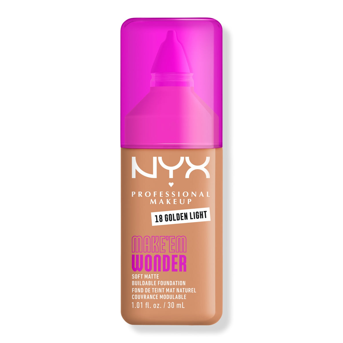 Make 'Em Wonder, base de maquillaje mate suave 24H