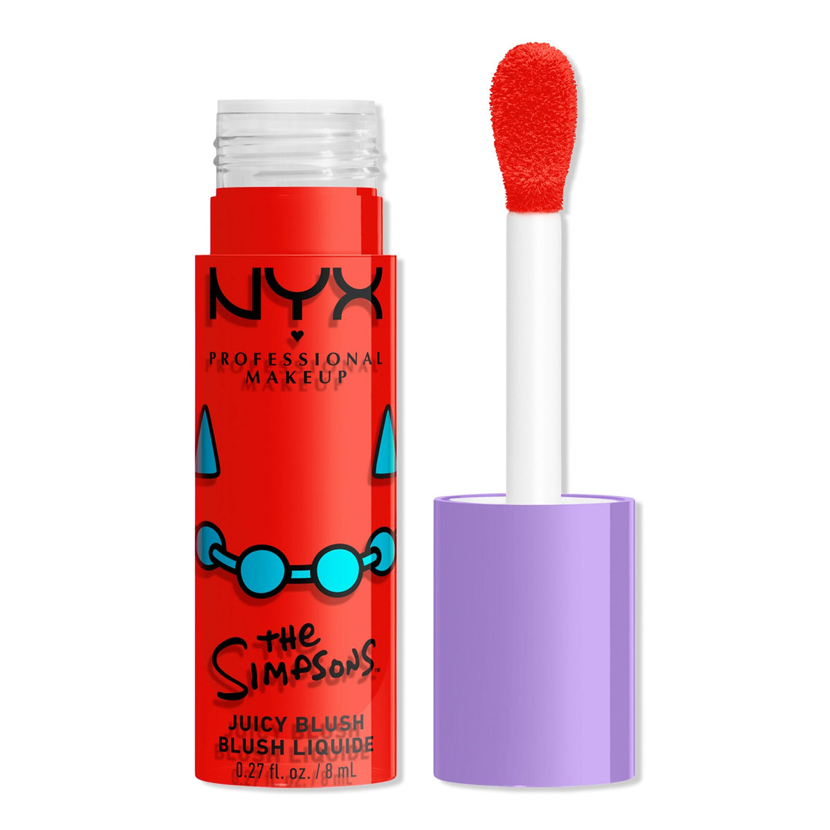 Simpsons Collab Saucy Sisters' Fat Cheeks Rubor Líquido Juicy Snarky Scarlet