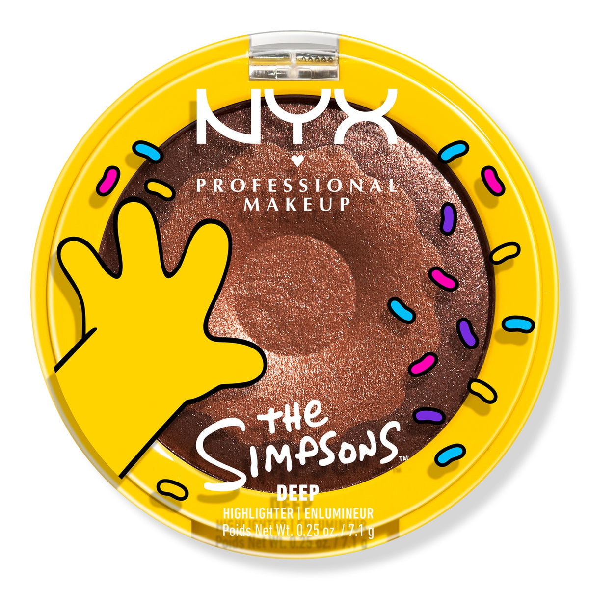 Simpsons Collab Homer Donut Highlighter, tono Glazed Over