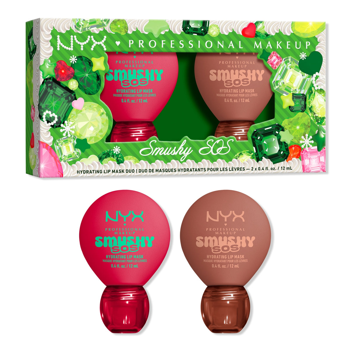 Smushy SOS Dúo de Mascarillas Labiales Hidratantes