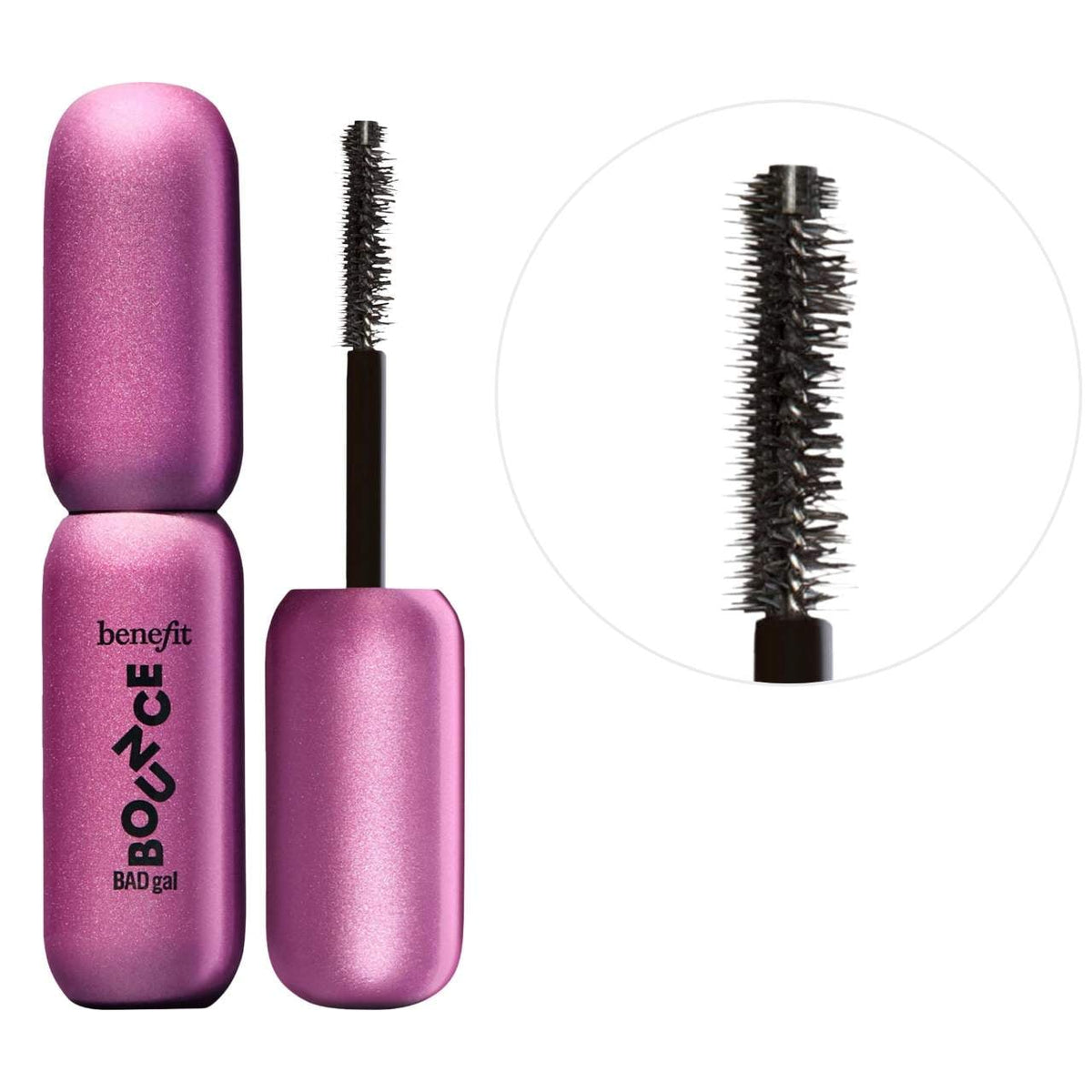 Máscara de Pestañas Voluminizadora con Cepillo de Doble Cara — BADgal Bounce — Benefit