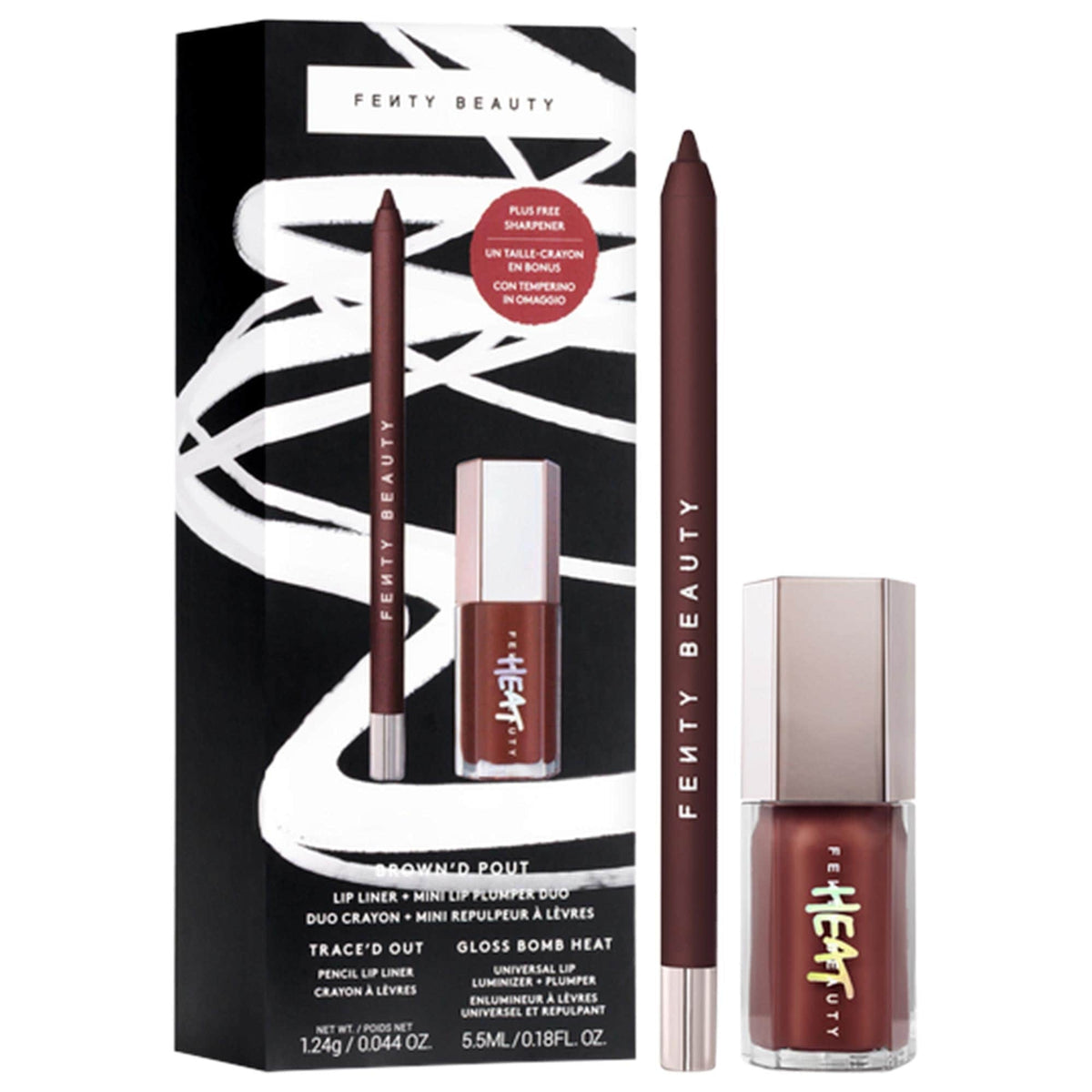Dúo Delineador de Labios + Mini Plumper Brown'd Pout