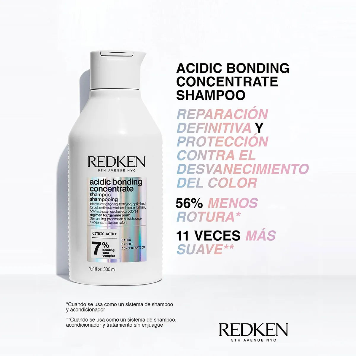 Redken Acidic Bonding Concentrate Shampoo (300ml)