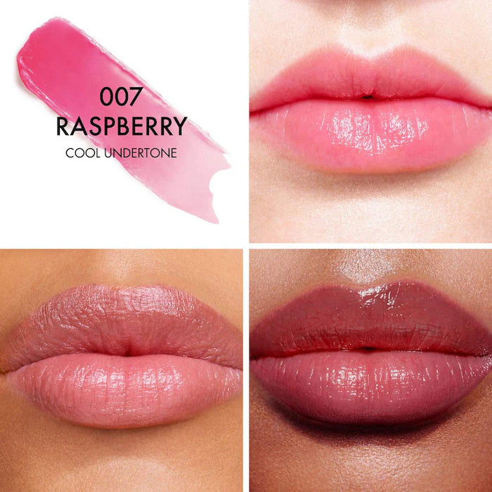 Bálsamo labial iluminador Dior Addict - 007 Raspberry - a raspberry cool undertone