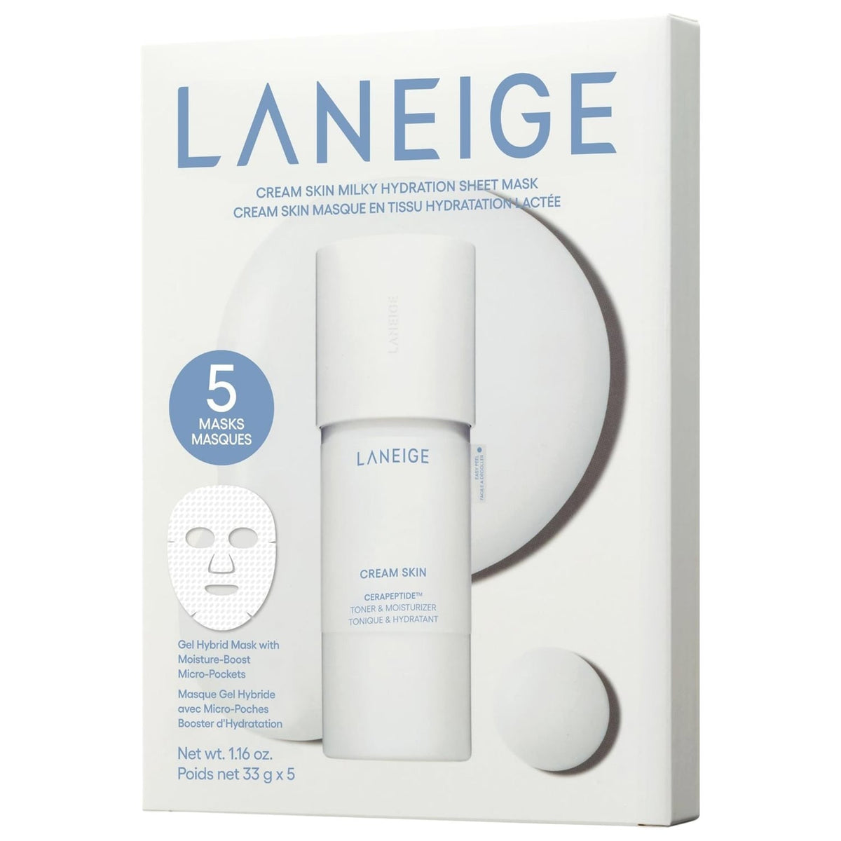 Mascarilla en Lámina Cream Skin Laneige