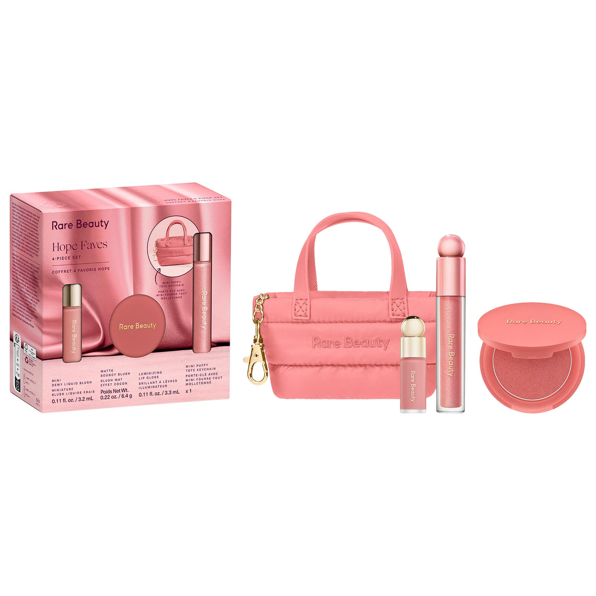 Set Hope Faves de 4 Piezas con Llavero