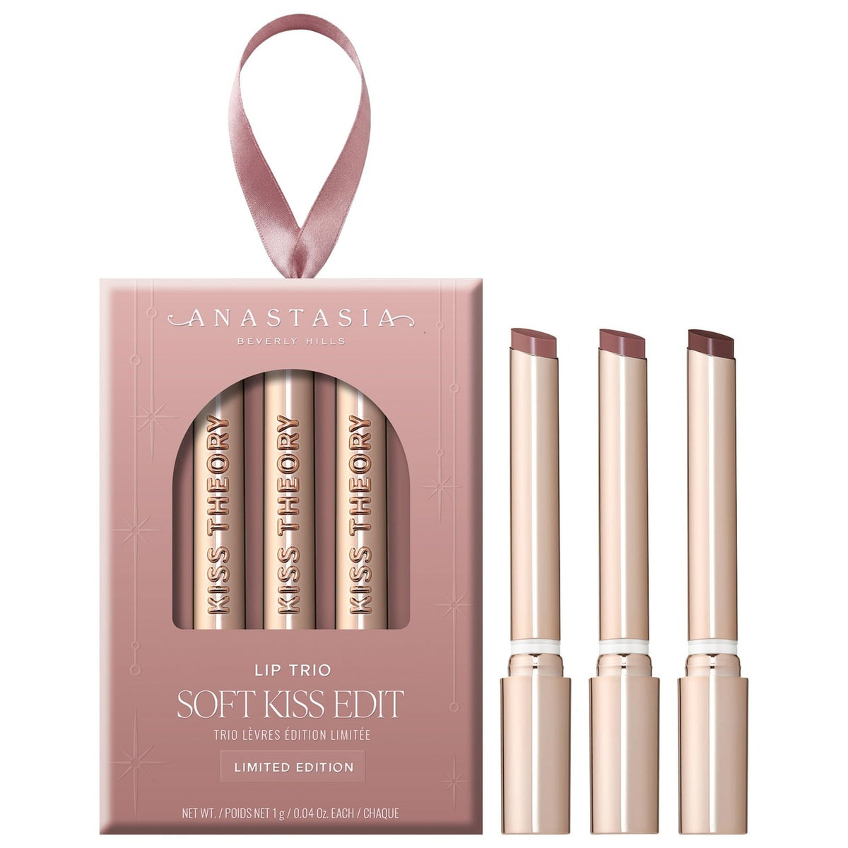 Trío de Bálsamos Labiales con Color — Soft Kiss Edit Kiss Theory — Anastasia Beverly Hills