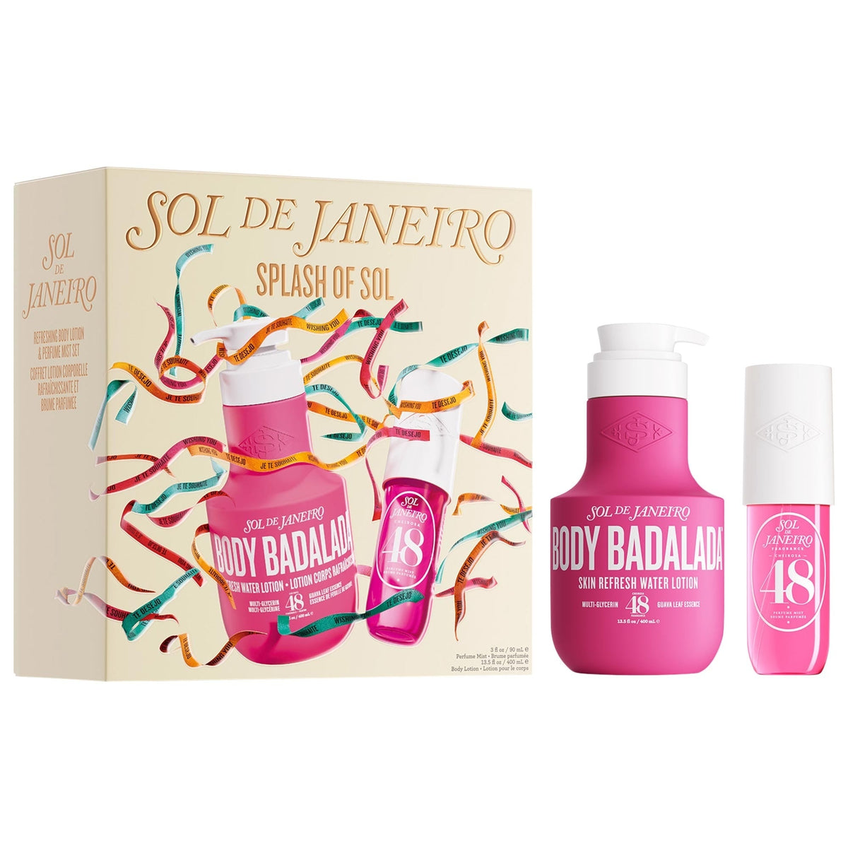 Dúo Splash of Sol: Loción Corporal Skin Refresh y Bruma Cheirosa 48 (Edición Limitada)