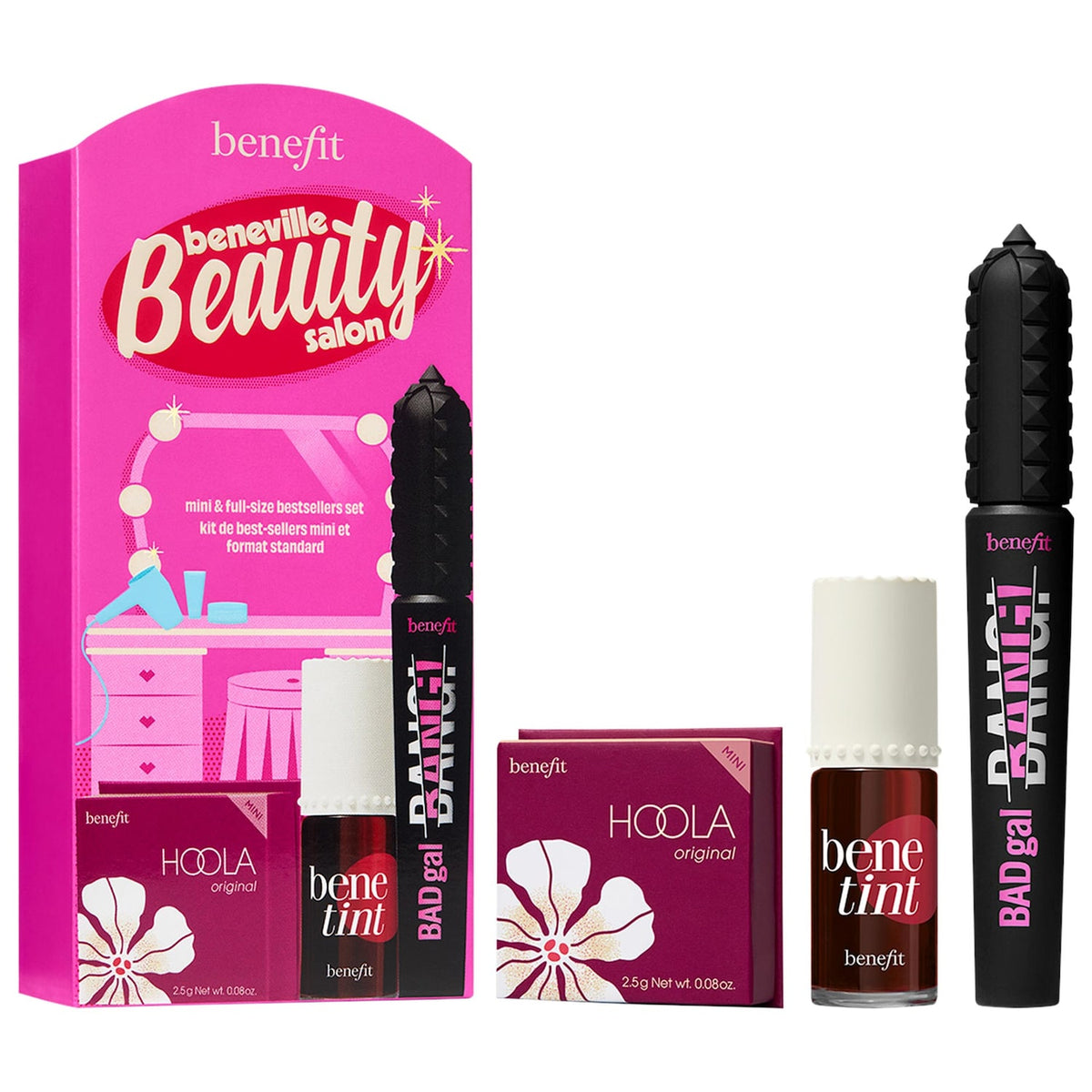 Set de Regalo Bestsellers Tamaño Completo y Mini — Beneville Beauty Salon — Benefit