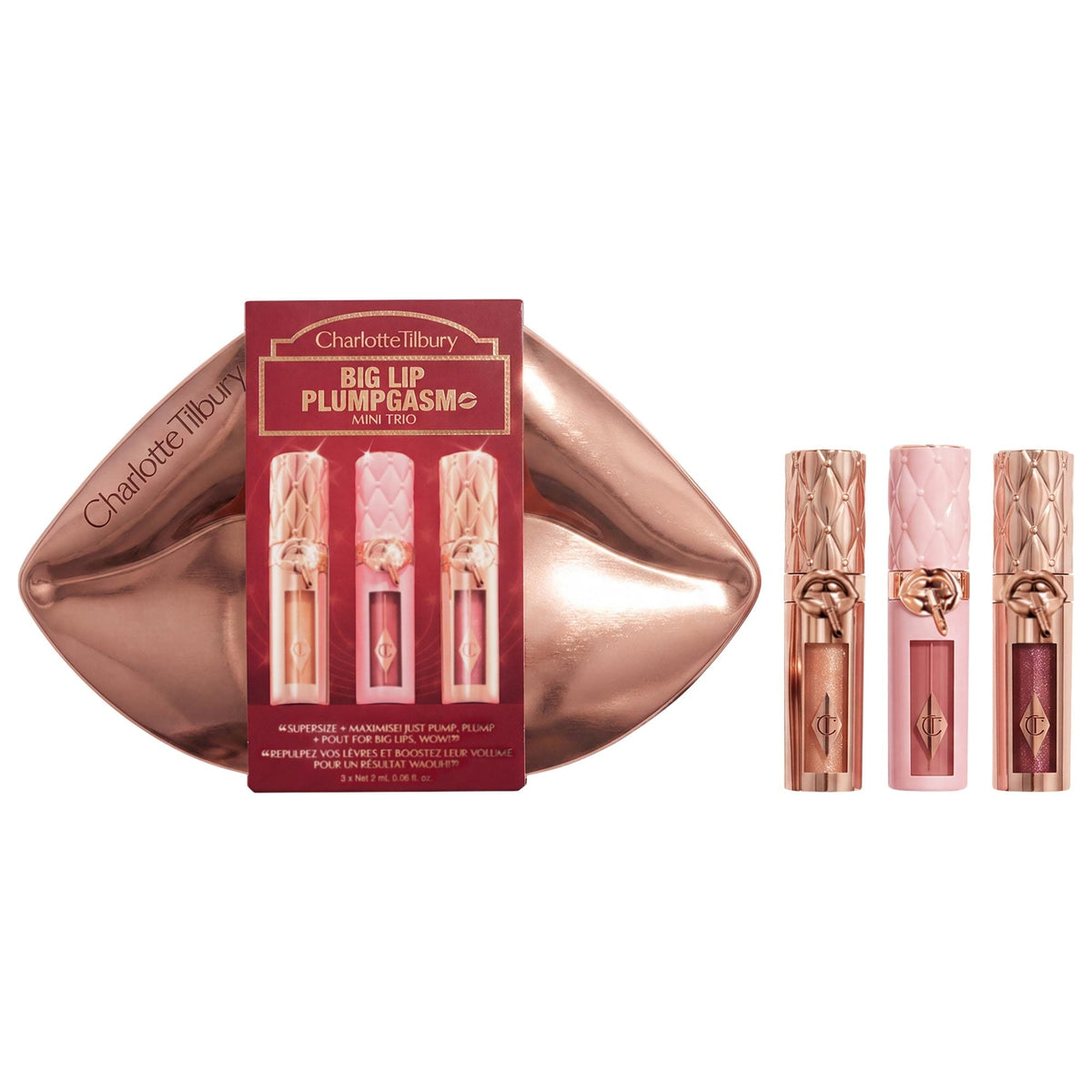 Set de Regalo Mini Big Lip Plumpgasm Plumping Lip Gloss Trío