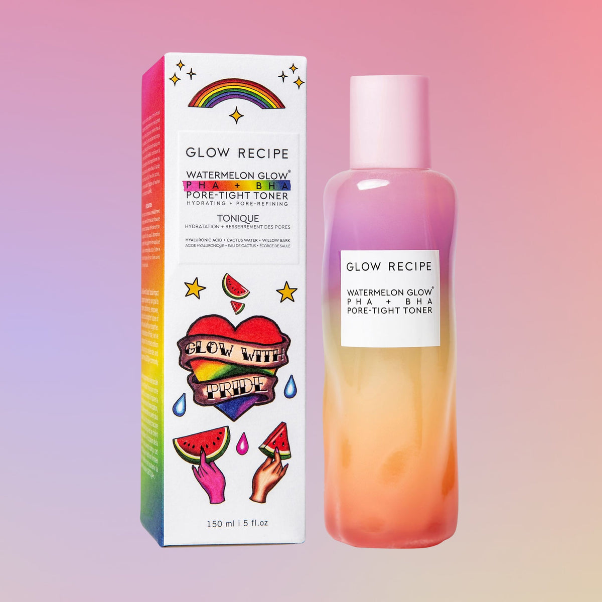 Tónico Hermético Watermelon Glow PHA + BHA Pore-Tight — Glow Recipe