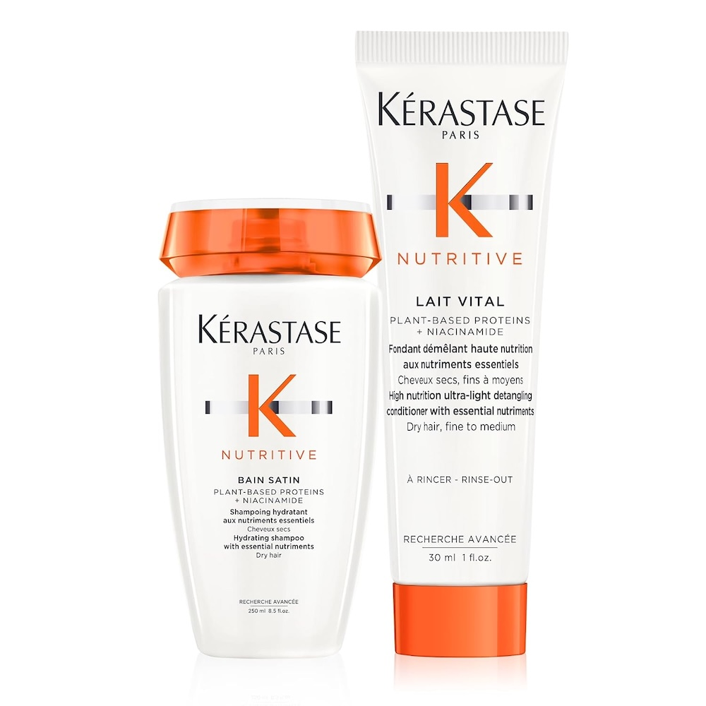 Champú y acondicionador nutritive Kerastase tamaño de viaje conjunto dúo
