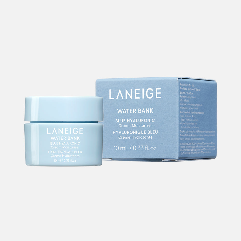 LANEIGE Water Bank Blue Hyaluronic Moisture Cream – Crema Hidratante Facial Mini 10 ml