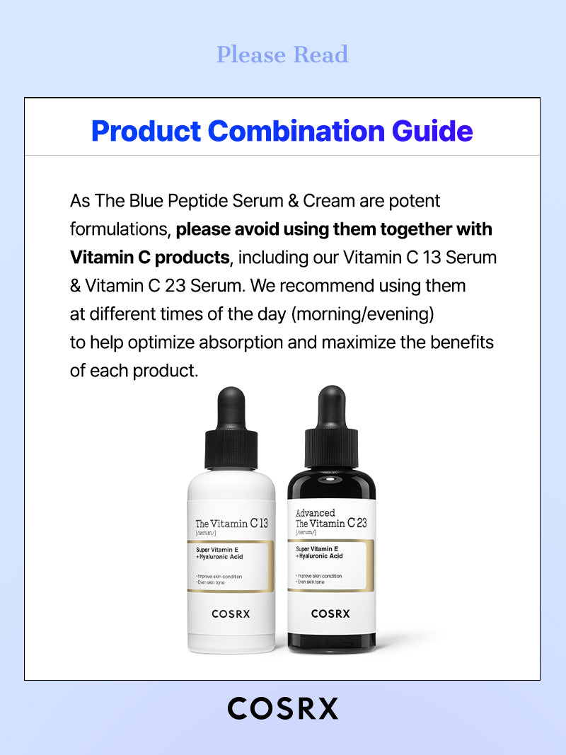 COSRX The Blue Peptide Bakuchiol Plump Glow Sérum
