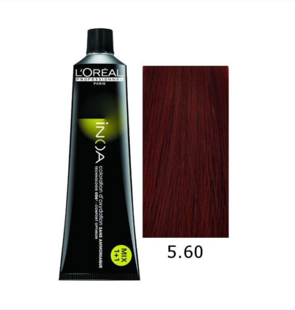 L’Oréal Professionnel iNOA – Tono 5.60 castaño claro rojizo intenso