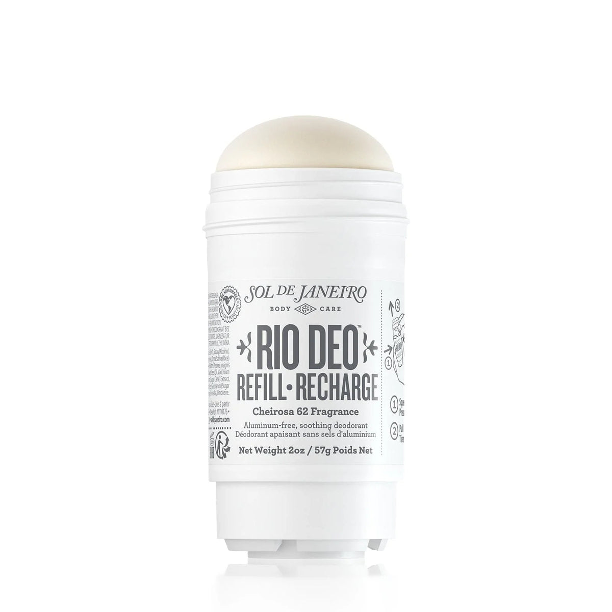 Desodorante Recargable Cheirosa 62 — Sol de Janeiro