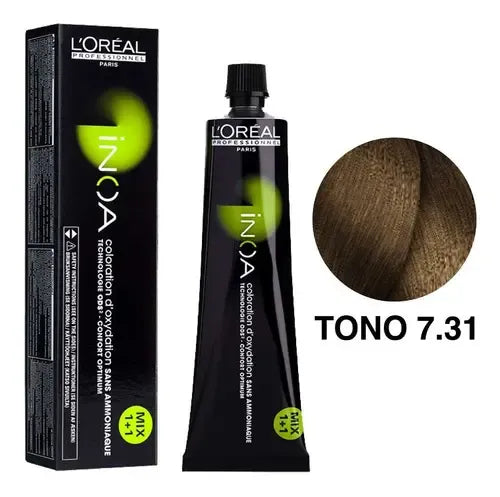 L’Oréal Professionnel iNOA – Tono 7.31   Rubio dorado ceniza