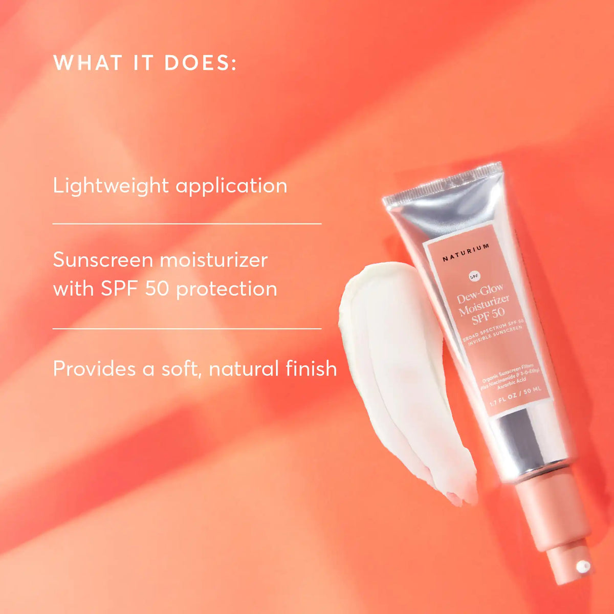 Dew-Glow Crema Hidratante SPF 50 — Naturium