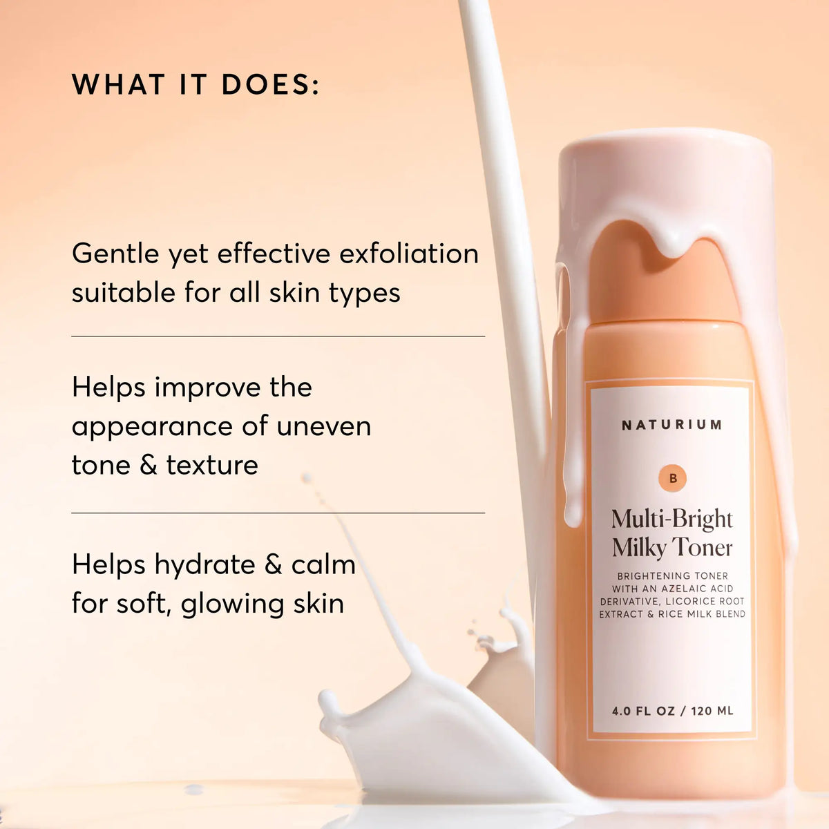 Multi-Bright Milky Tónico — Naturium