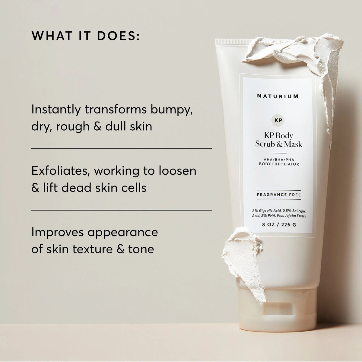 KP Body Exfoliante & Mascarilla — Naturium