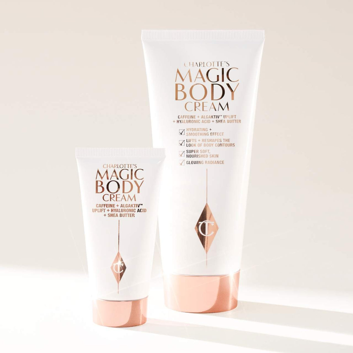 Magic Body Cream en sus dos tamaños