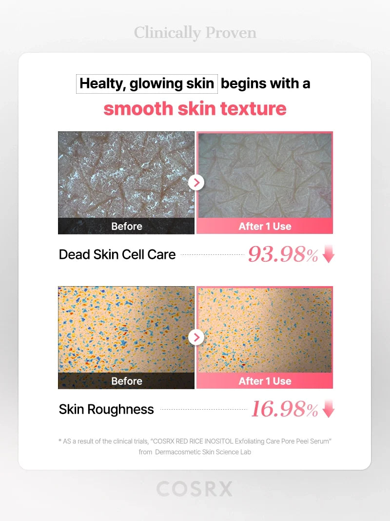 COSRX RED RICE INOSITOL Exfoliante Care Pore Wash-Off Peel Sérum