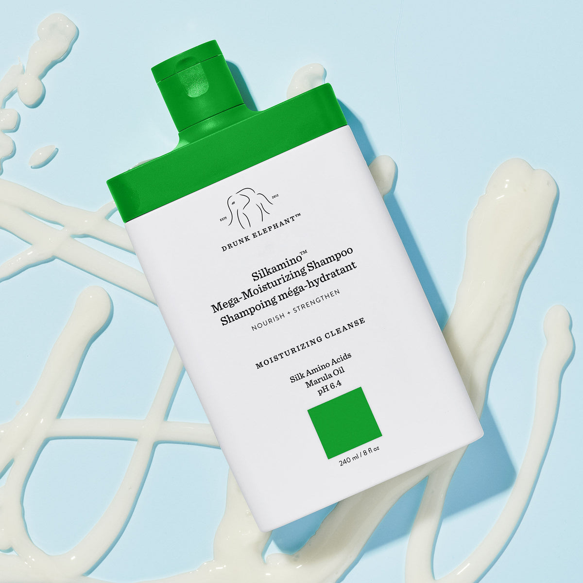 Shampoo Mega Hidratante Silkamino ™ DRUNK ELEPHANT