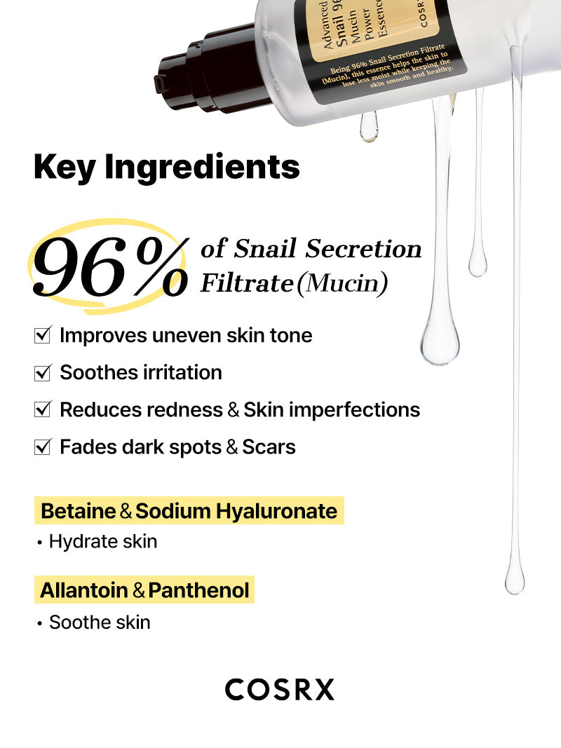 Advanced Snail 96 Mucin Power Esencia — COSRX