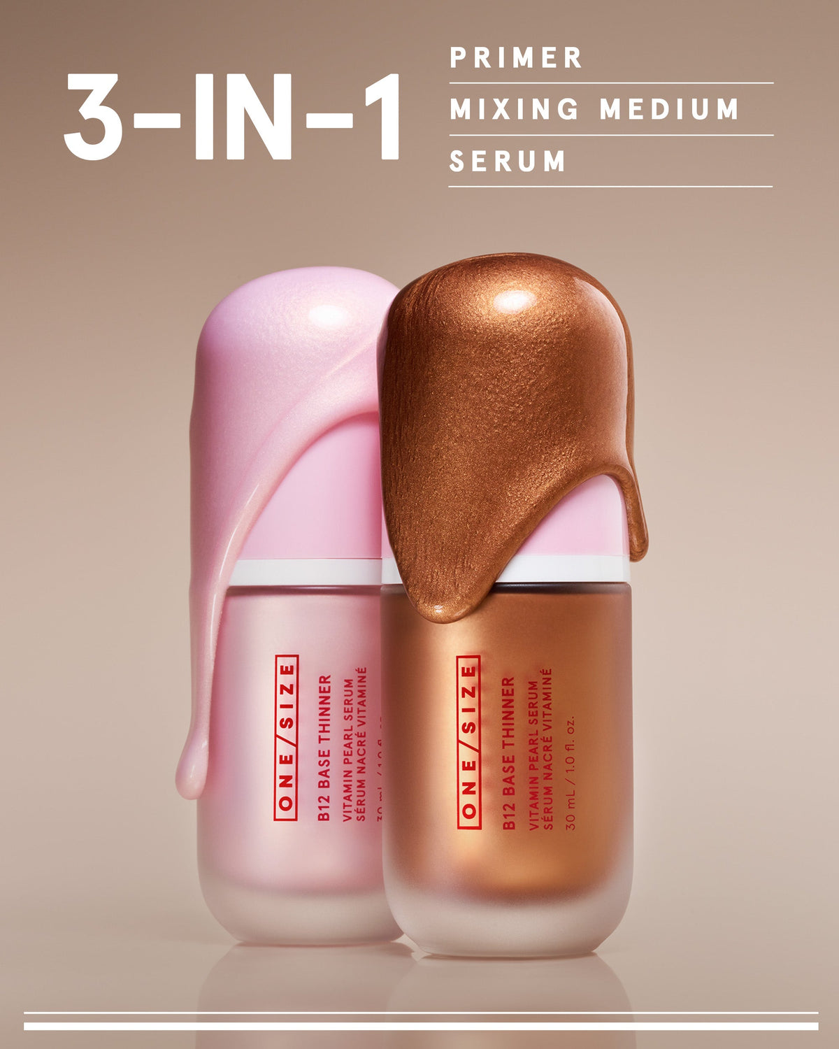 Suero Potenciador de Perlas Luminosas y Vitaminadas — B12 Base Thinner