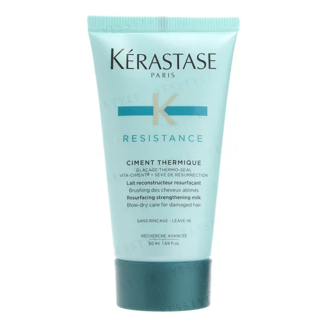 Crema de peinado sin aclarado Resistance Heat Protectant para cabello dañado — Kérastase